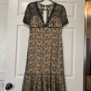 Badgley Mischka dress.